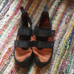 Rock climbing shoes